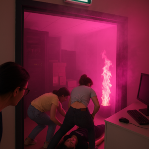 Exercice d’évacuation incendie – mise en situation des salariés en entreprise