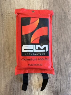 Couverture anti-feu compacte, résistante à la chaleur, idéale pour la protection domestique et professionnelle