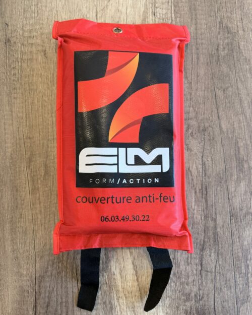 Couverture anti-feu compacte, résistante à la chaleur, idéale pour la protection domestique et professionnelle