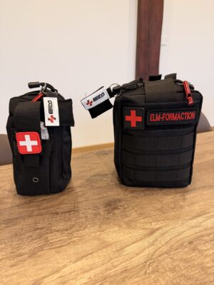 Trousse de secours Tactique vue devant et profil