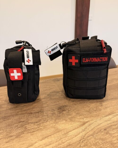 Trousse de secours Tactique vue devant et profil