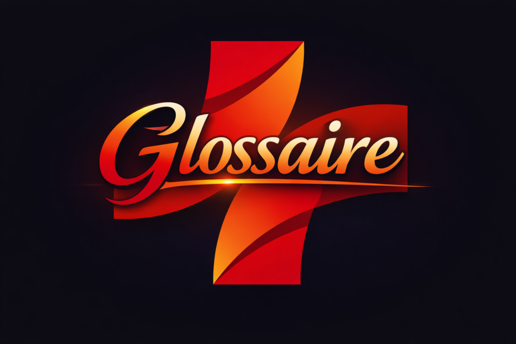Logo ELM FormAction avec le titre Glossaire des termes et définitions en prévention et sécurité